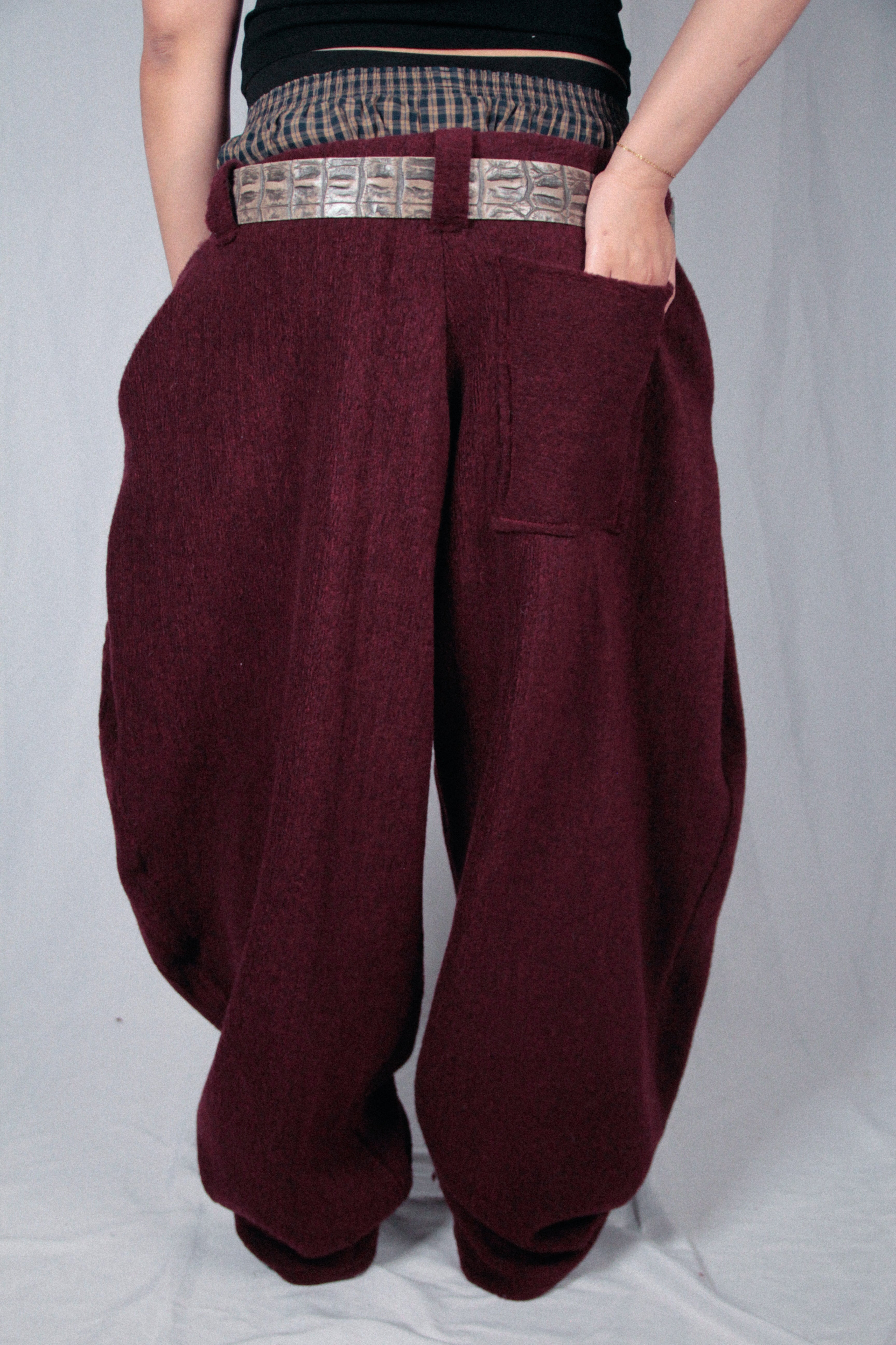 Classy Trousers - Burgundy