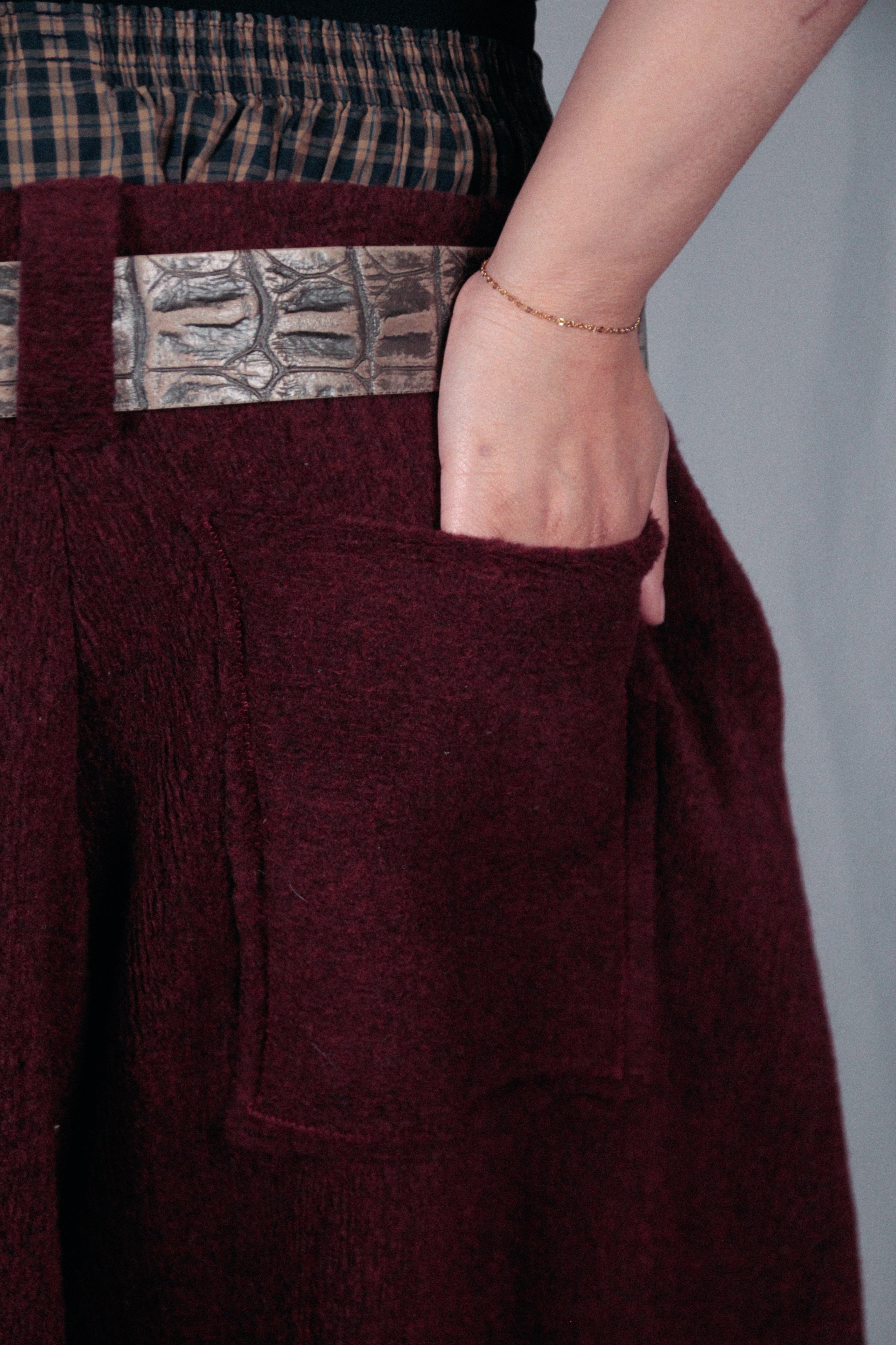 Classy Trousers - Burgundy