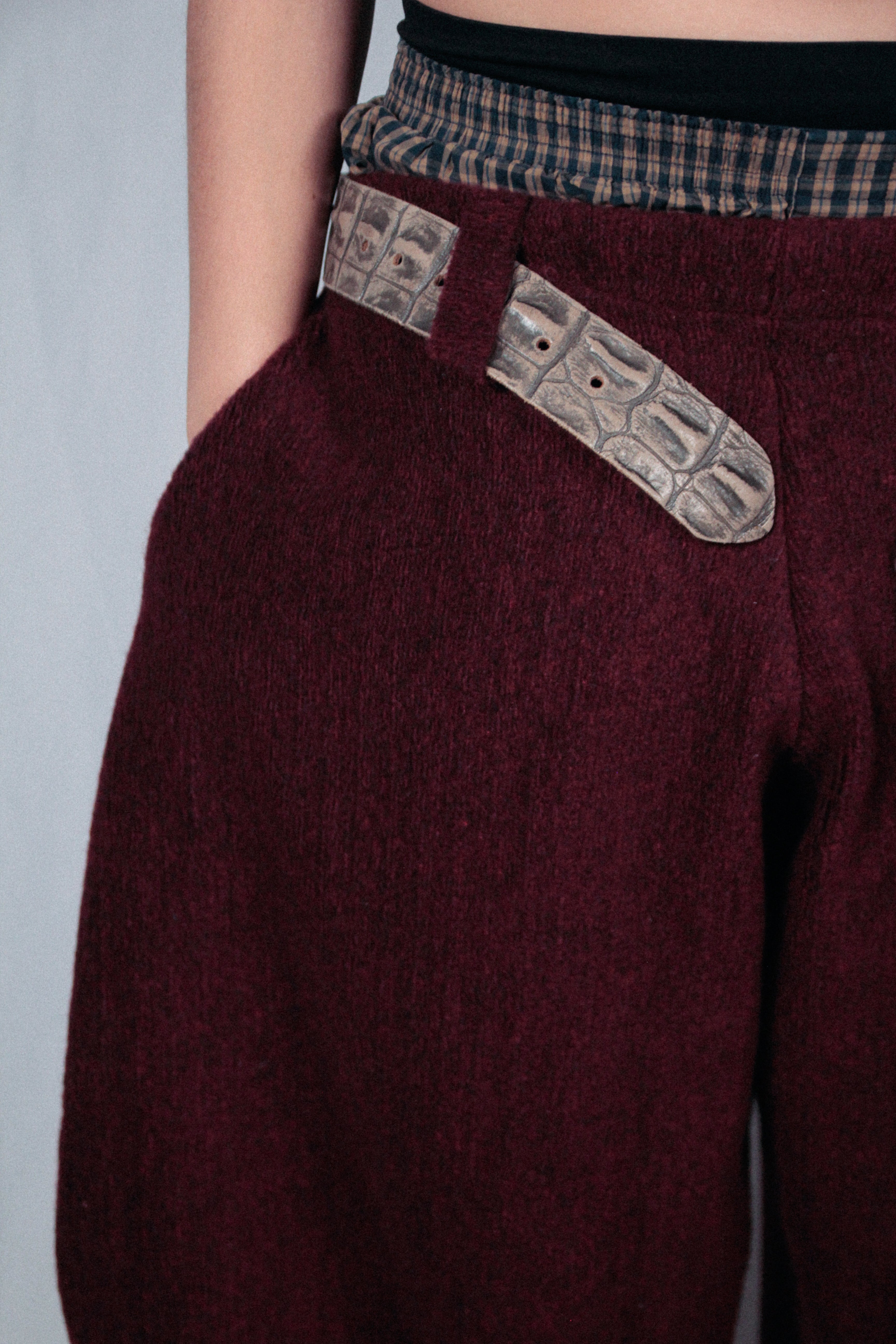 Classy Trousers - Burgundy