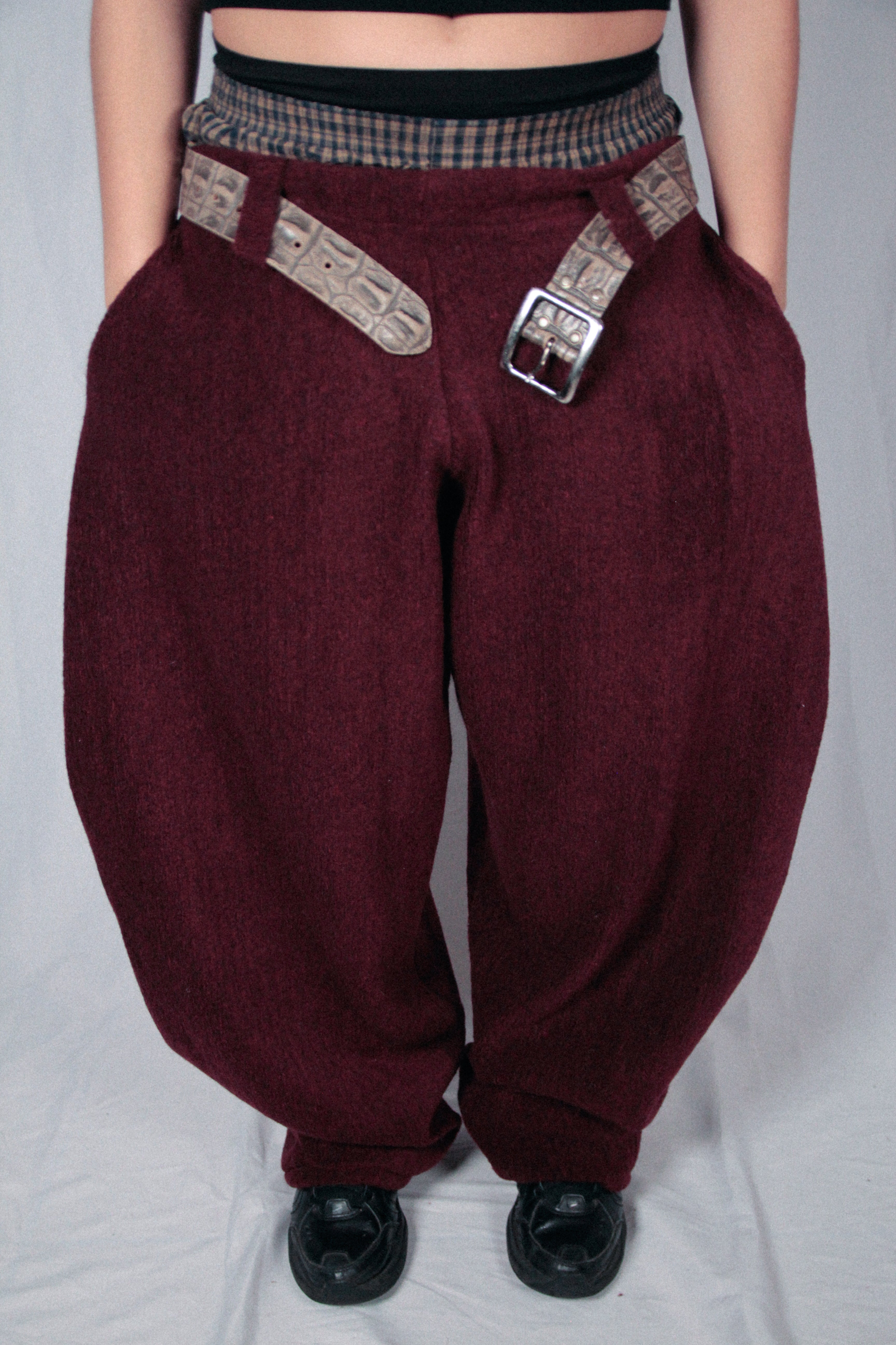 Classy Trousers - Burgundy