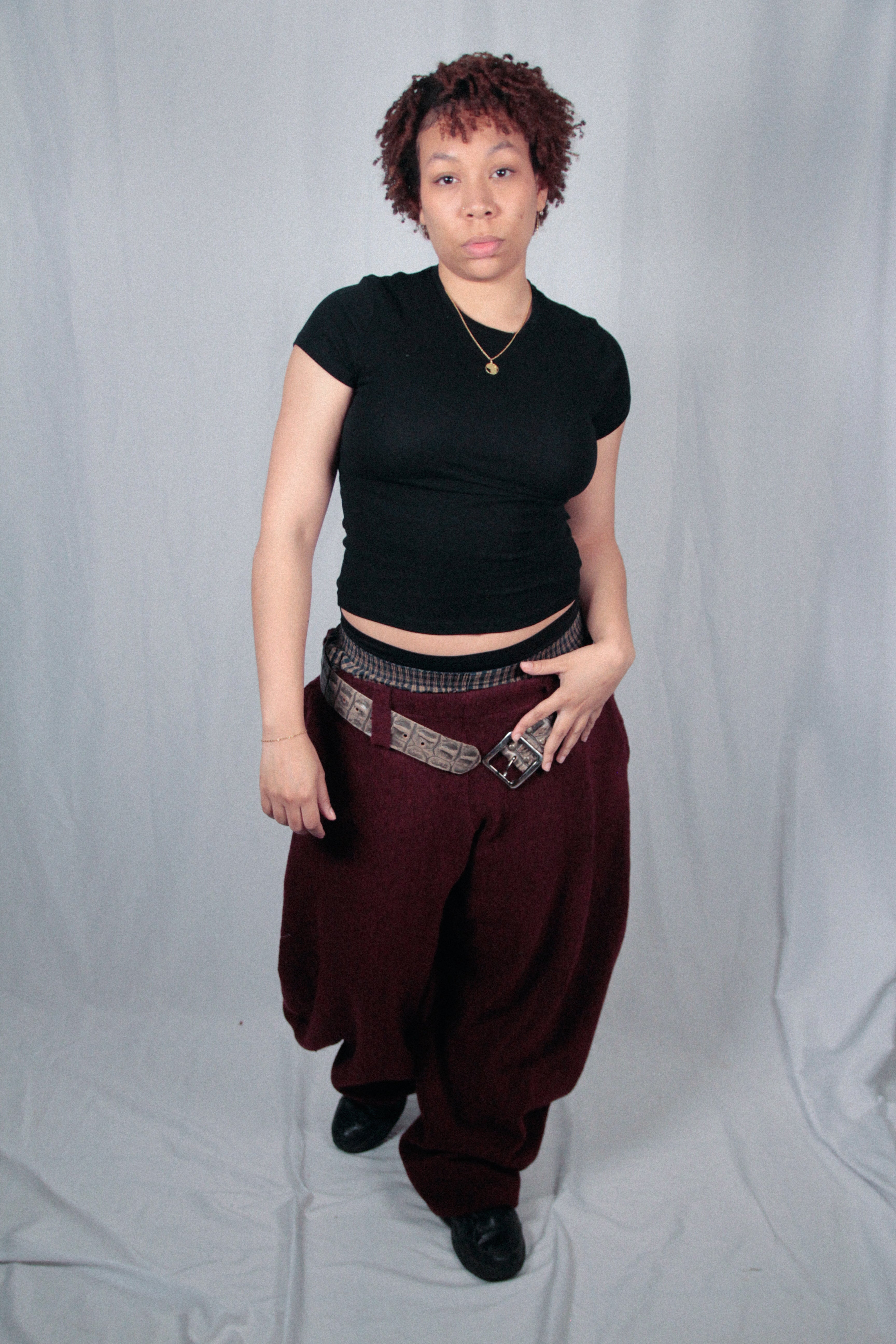 Classy Trousers - Burgundy